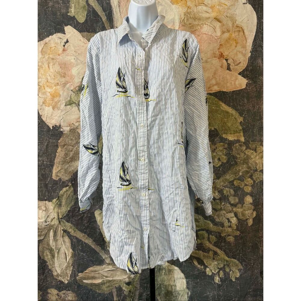 NWT Anthropologie The Daria Buttondown Tunic Size L - Picture 5 of 12